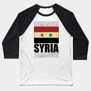 Flag of Syria Baseball T-Shirt